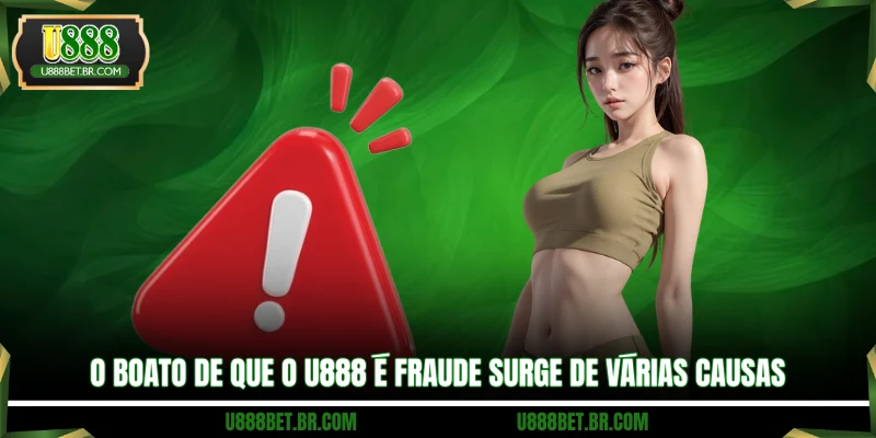 O boato de que o U888 é fraude surge de várias causas