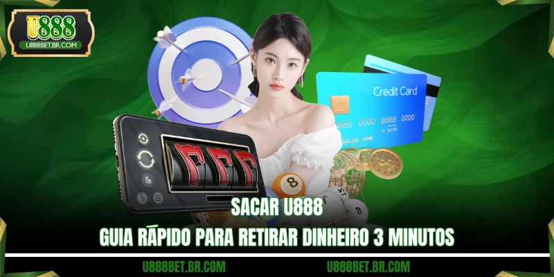 Sacar U888 via transferência bancária e carteira eletrônica